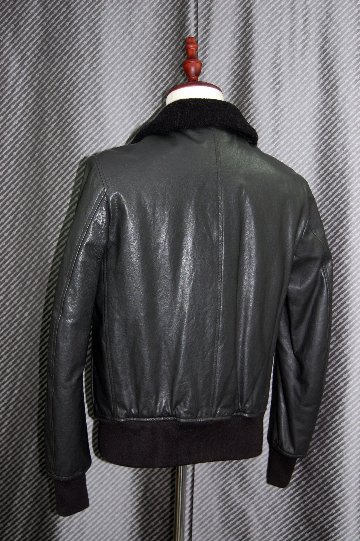 Men'sラムレザー　ブルゾンの画像