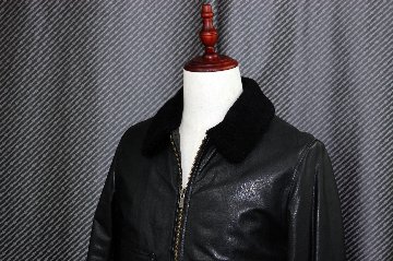 Men'sラムレザー　ブルゾンの画像