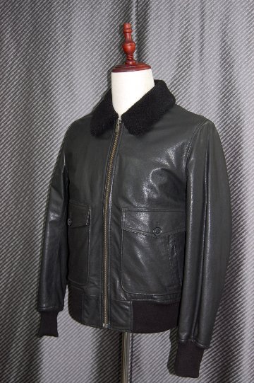 Men'sラムレザー　ブルゾンの画像