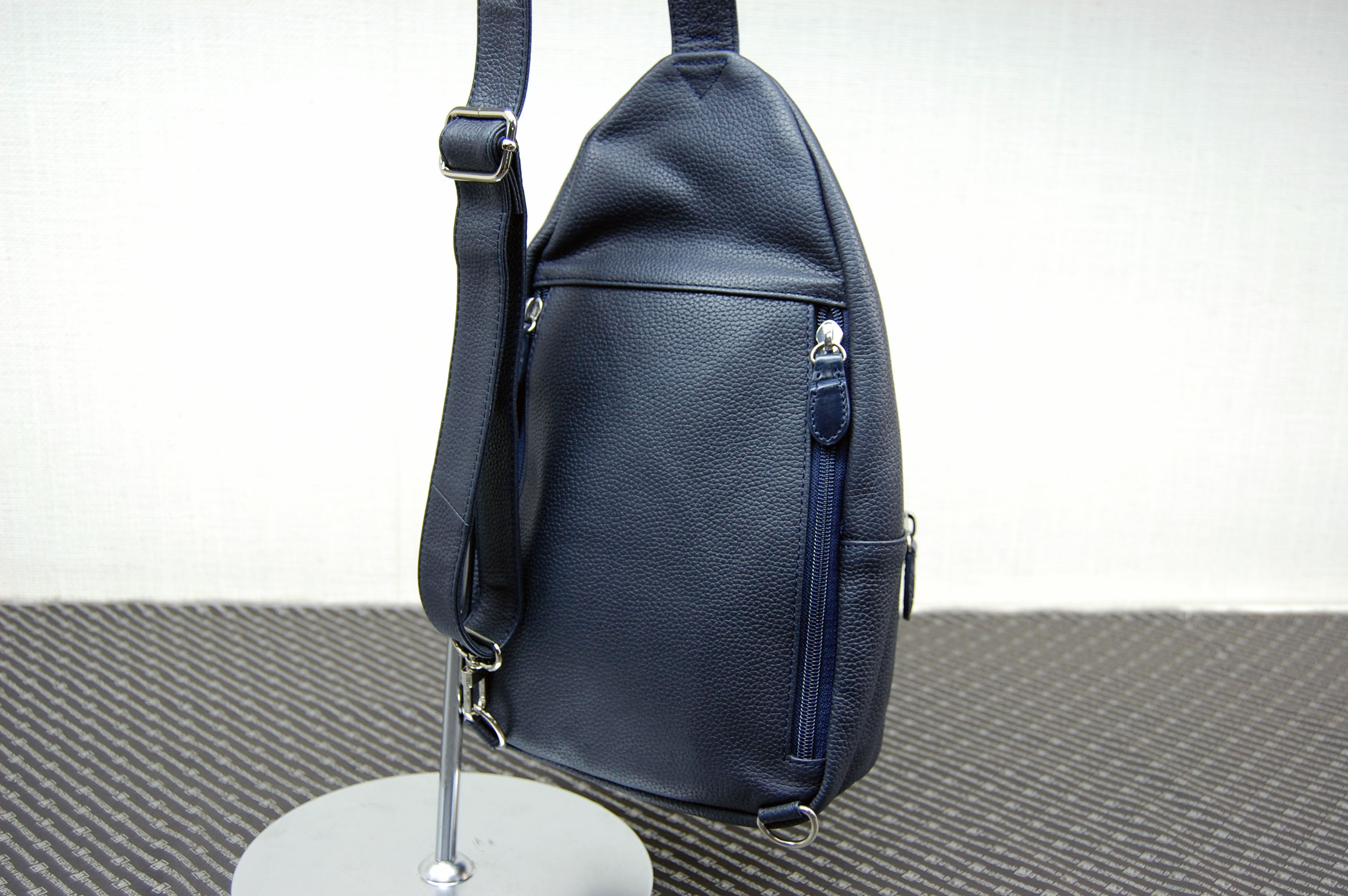 クロコ＆カーフレザー　ボディーバッグの画像