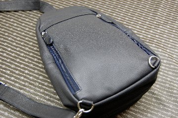 クロコ＆カーフレザー　ボディーバッグの画像