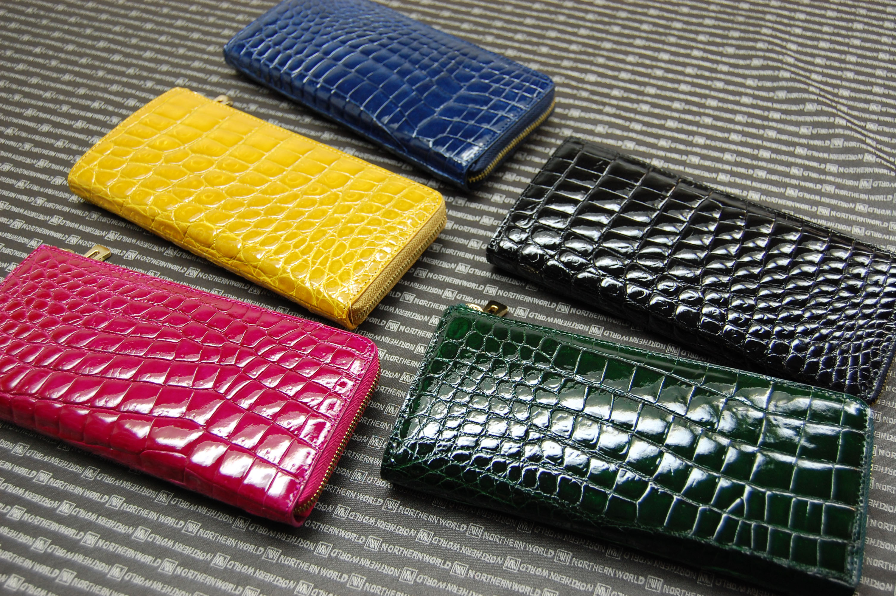 シャイニングクロコダイル　L字長財布の画像