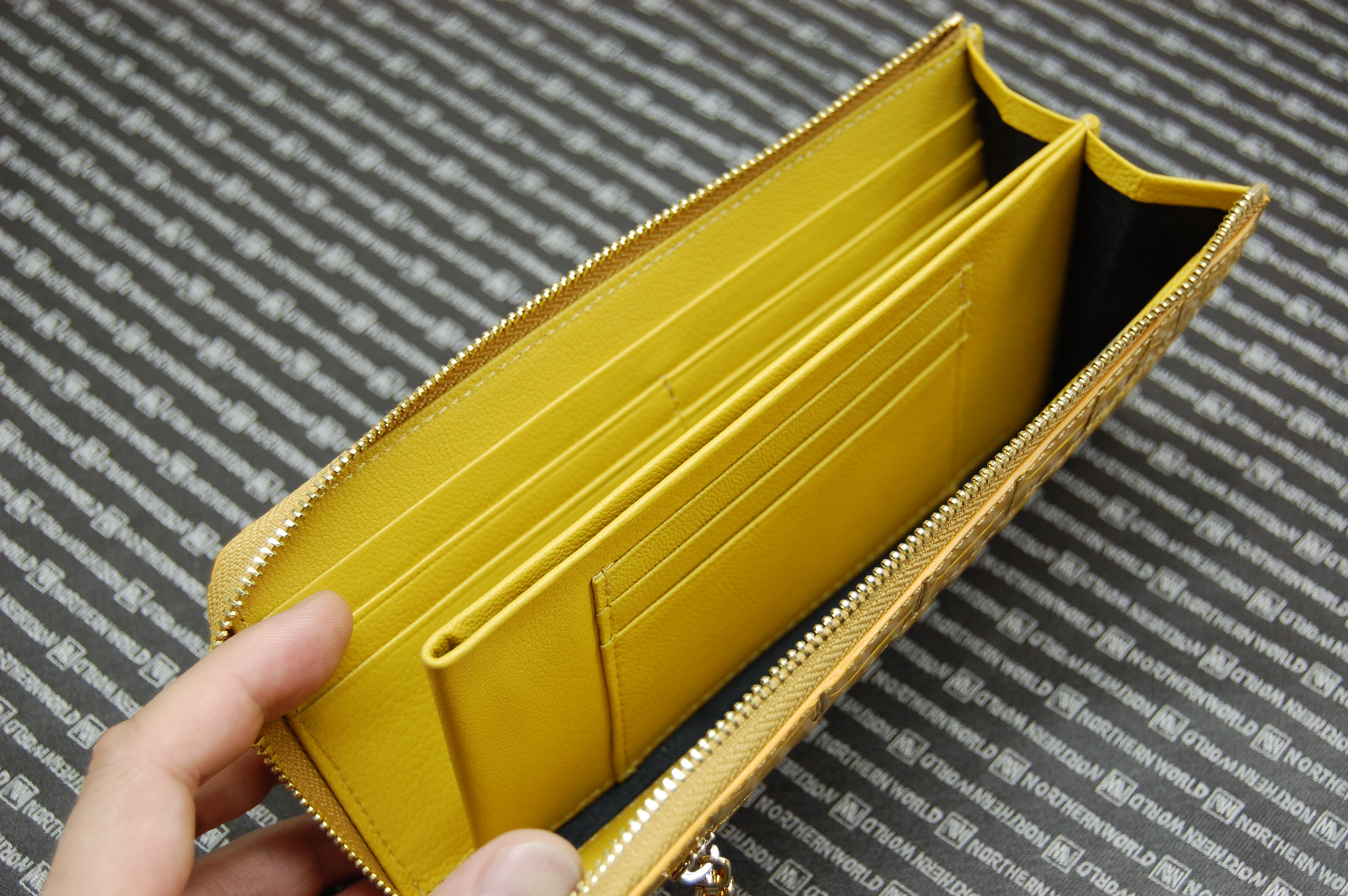 シャイニングクロコダイル　L字長財布の画像