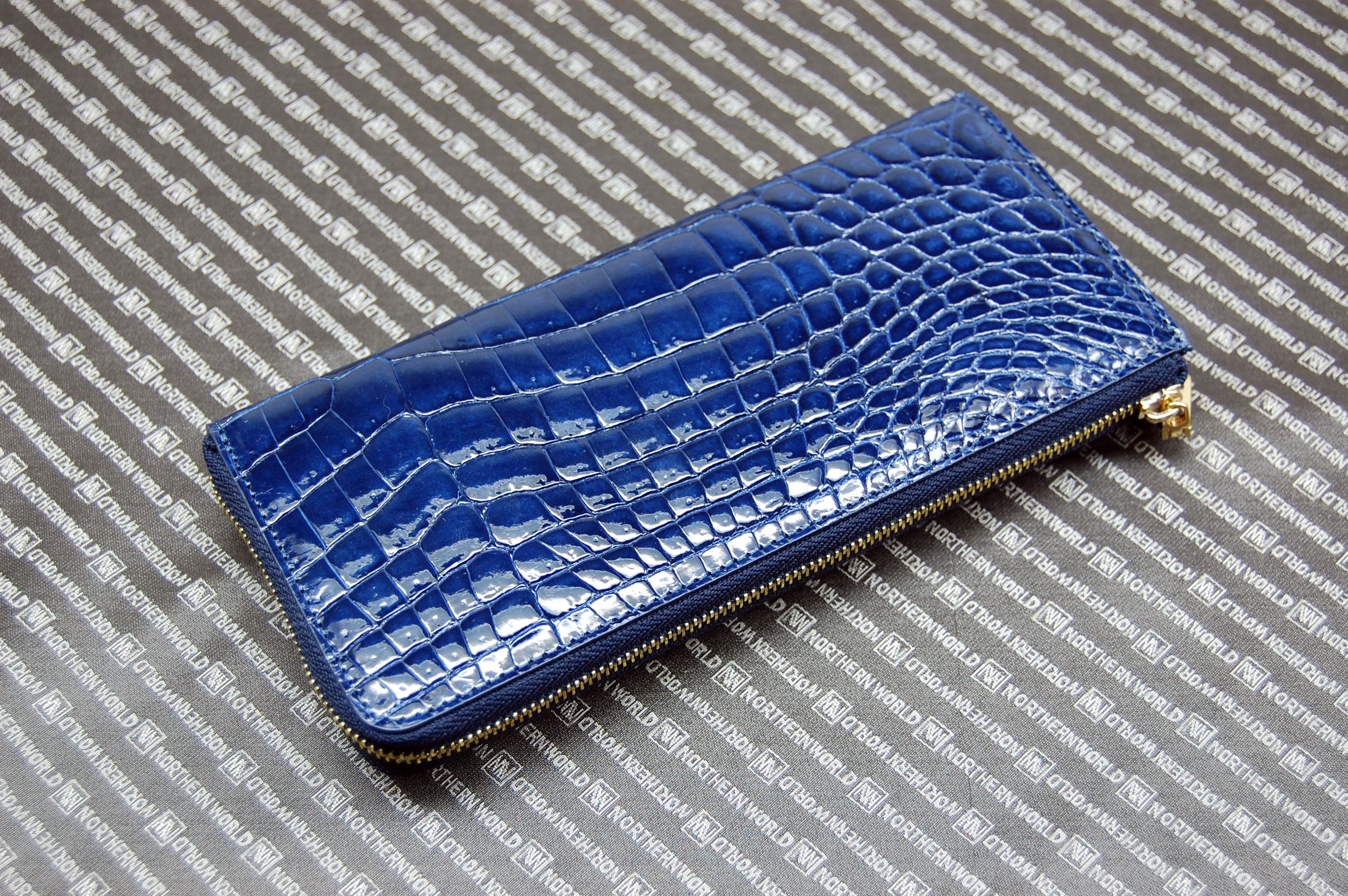 シャイニングクロコダイル　L字長財布の画像