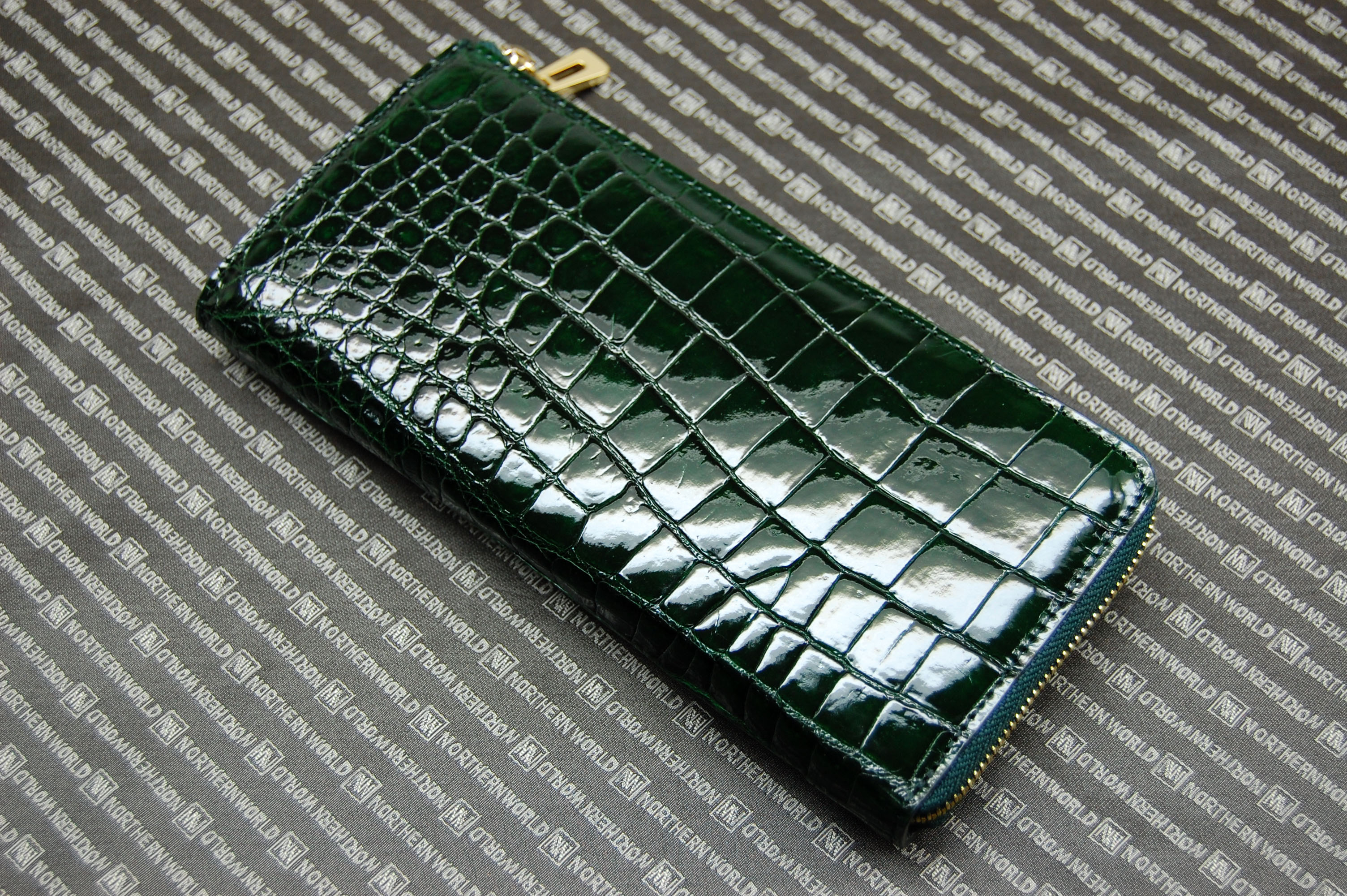 シャイニングクロコダイル　L字長財布の画像