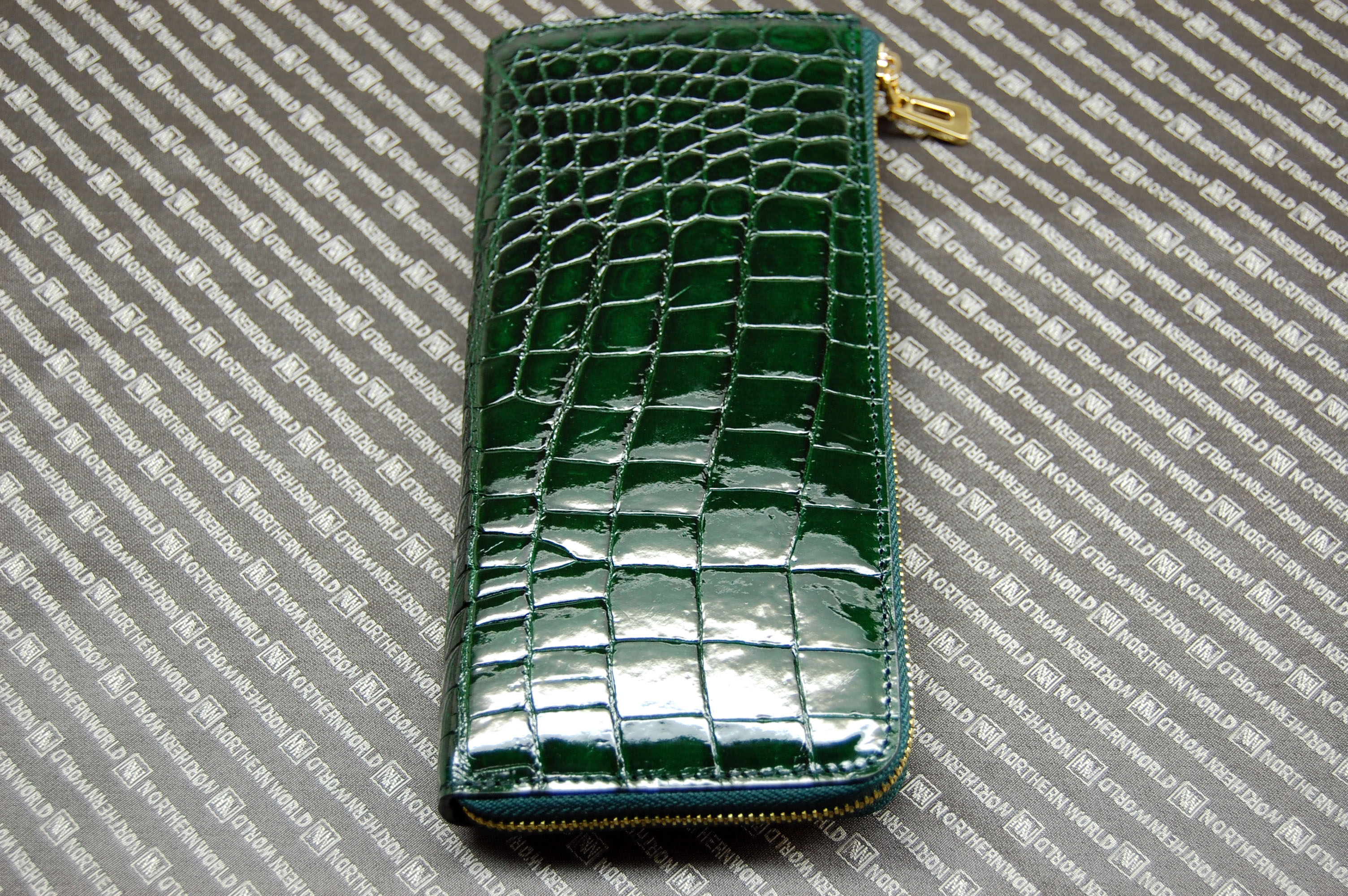 シャイニングクロコダイル　L字長財布の画像