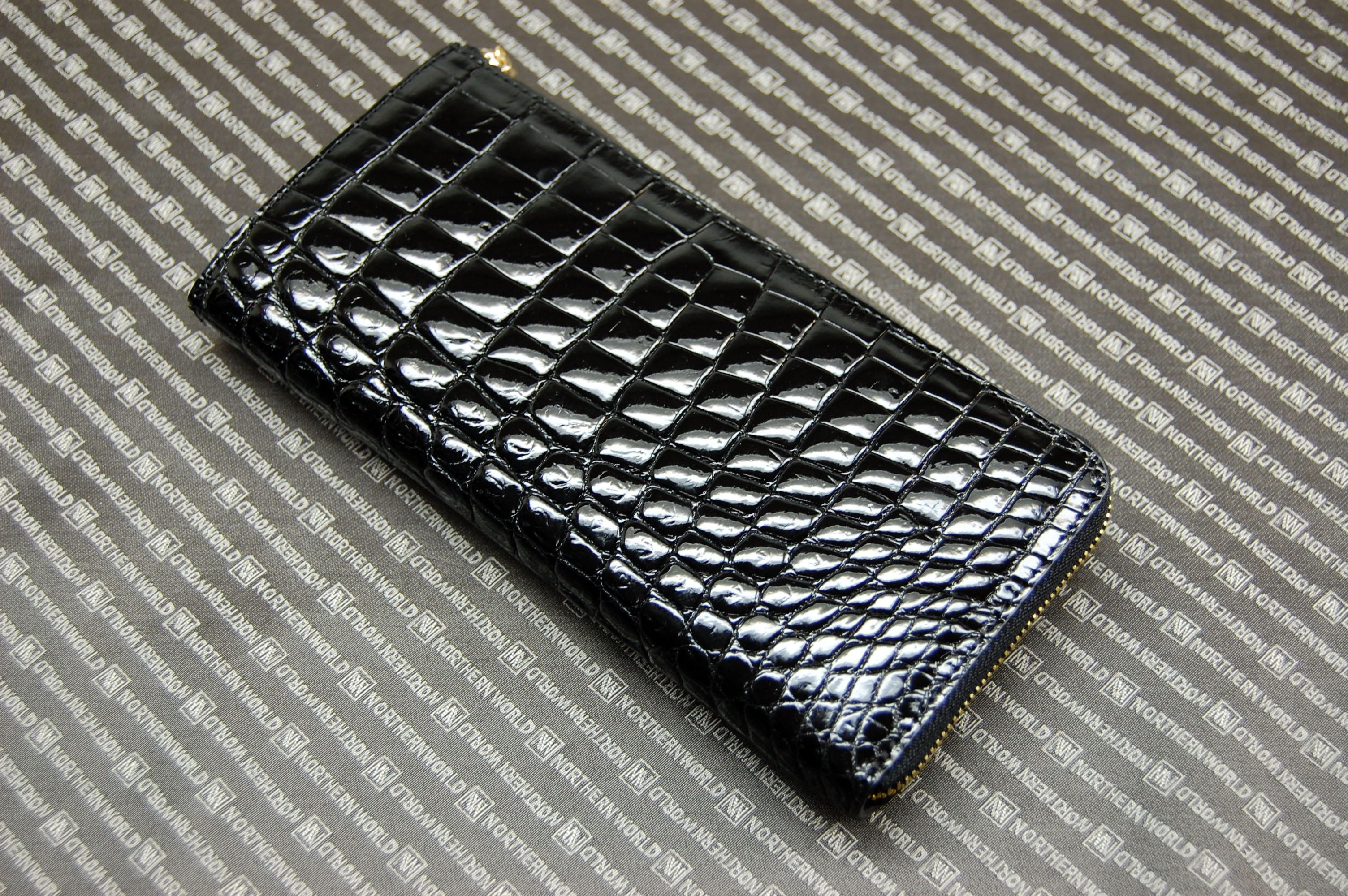 シャイニングクロコダイル　L字長財布の画像