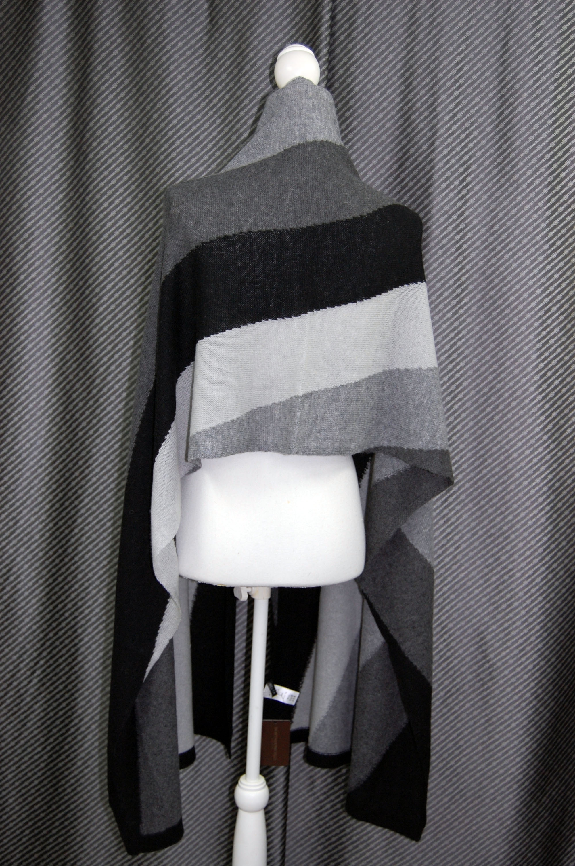 カシミヤニット　大判ストールの画像