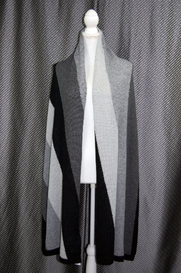 カシミヤニット　大判ストールの画像