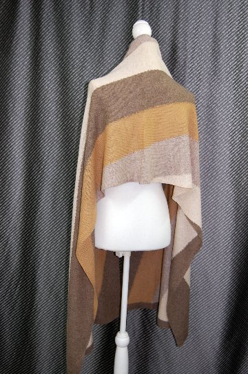 カシミヤニット　大判ストールの画像
