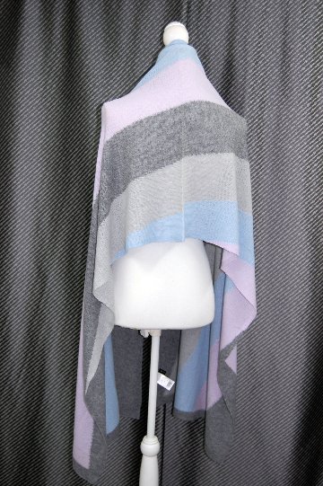 カシミヤニット　大判ストールの画像