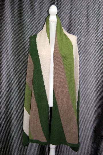 カシミヤニット　大判ストールの画像