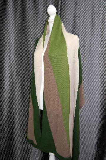 カシミヤニット　大判ストールの画像