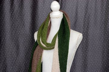 カシミヤニット　大判ストールの画像