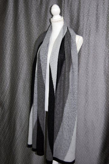 カシミヤニット　大判ストールの画像