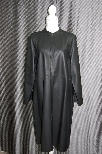 ラムレザー　ダブルフェイスオーバーサイズコートの画像