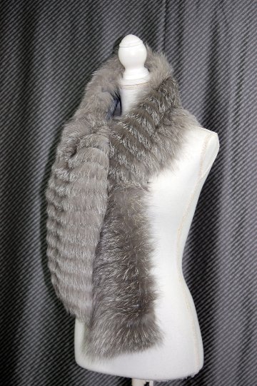 フォックス　ロングマフラーストールの画像