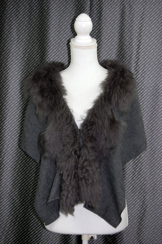 ジャンルイシェレル カシミヤ100% ウィーゼルファー ジャンルイシェレル カシミヤ100% ウィーゼルファー