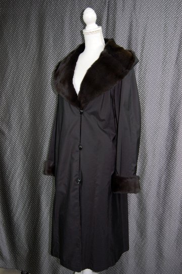 プラックトウィーゼルライナー付　フーディーロングコートの画像