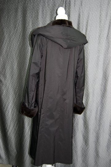 プラックトウィーゼルライナー付　フーディーロングコートの画像