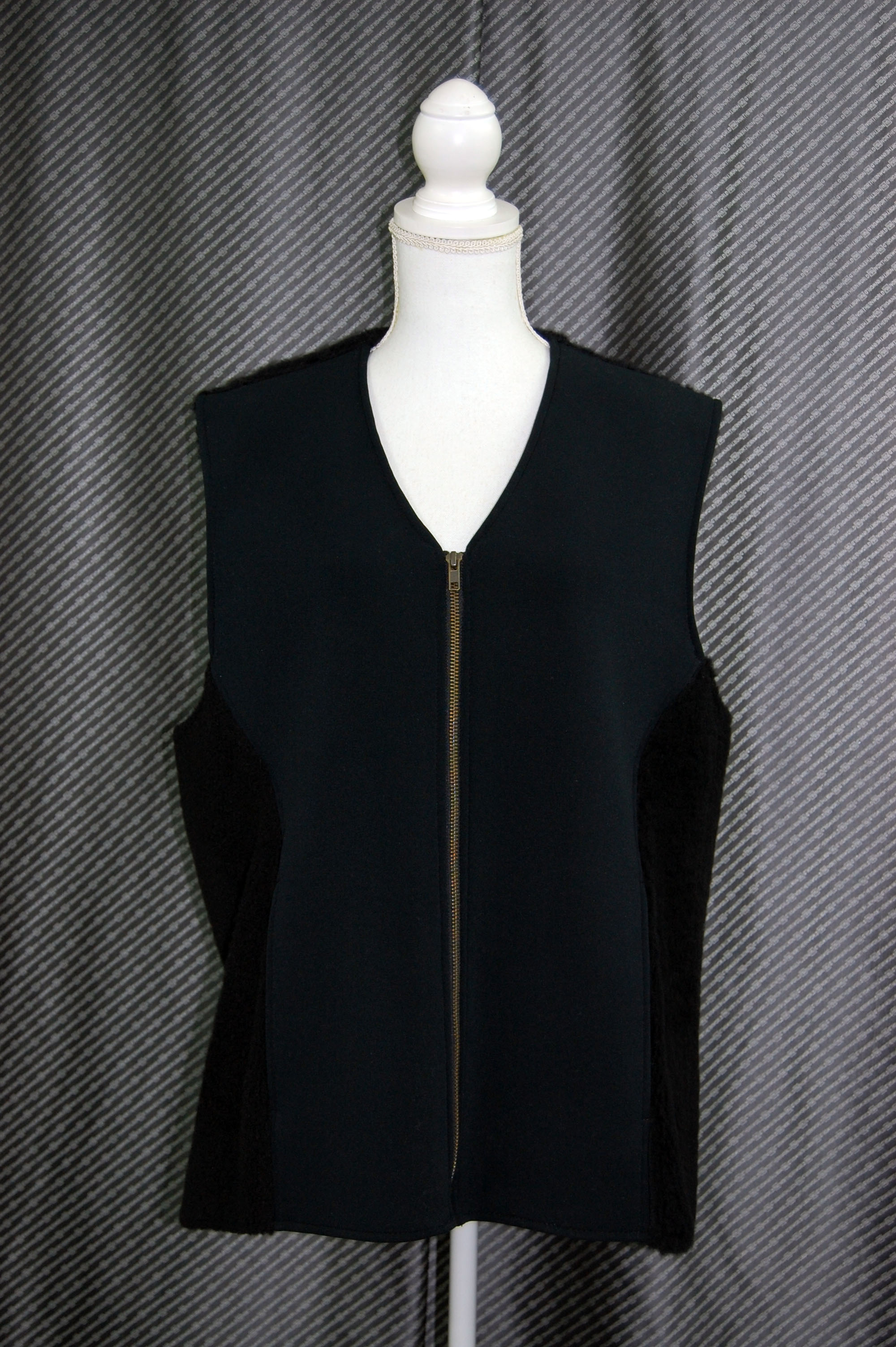 ムートンダブルフェイス＆ストレッチポリ　ベストの画像