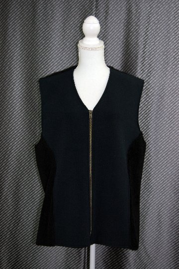 ムートンダブルフェイス＆ストレッチポリ　ベストの画像