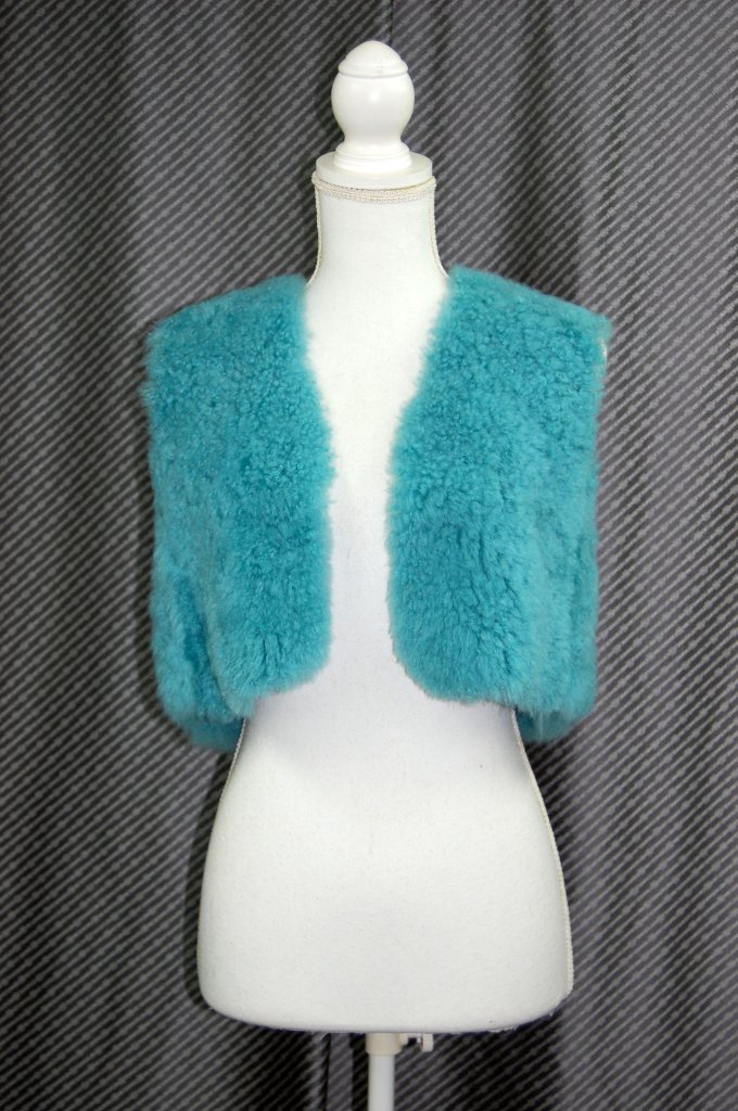 カシミヤゴート　ダブルフェイスジレの画像