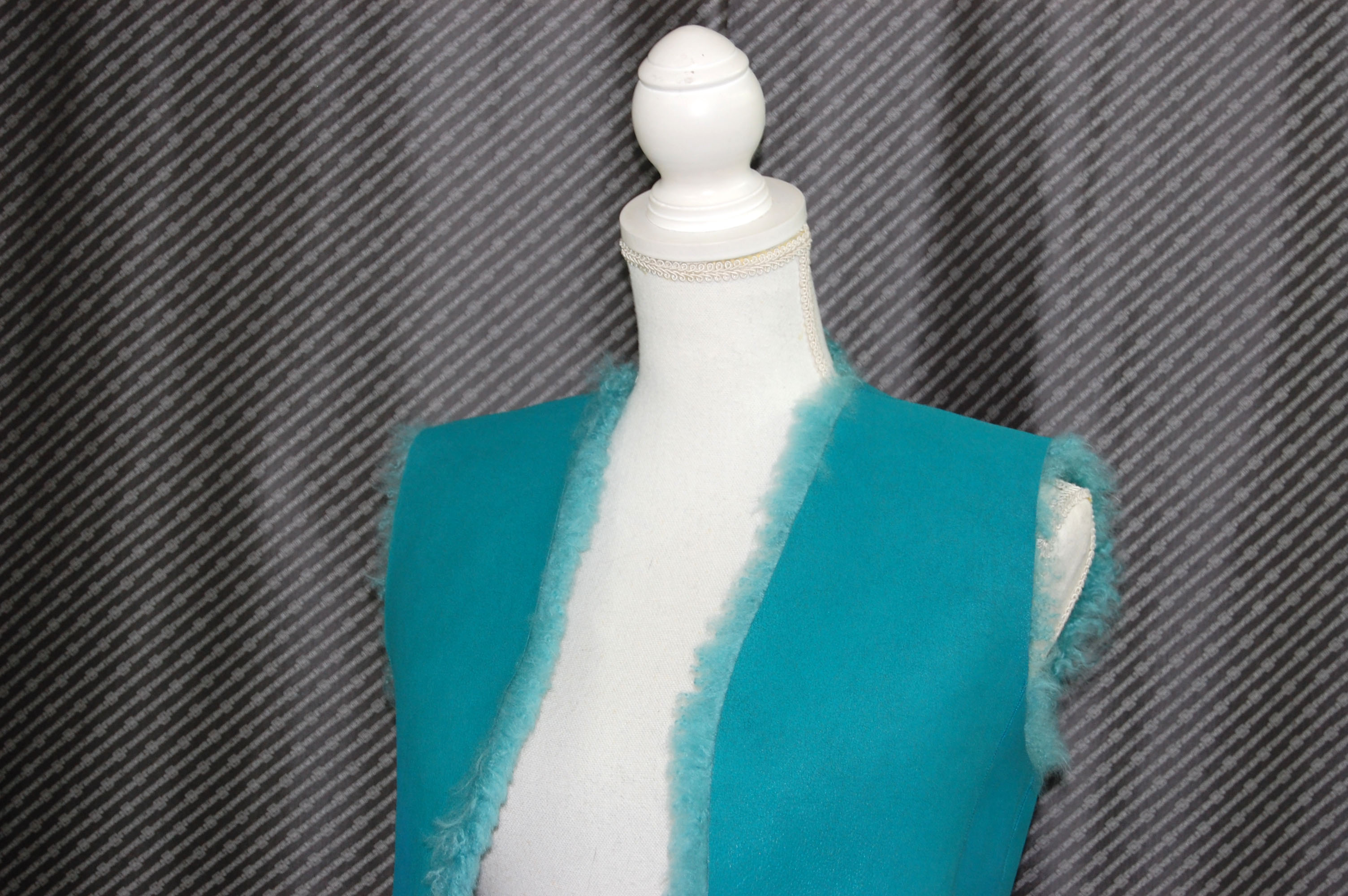 カシミヤゴート　ダブルフェイスジレの画像