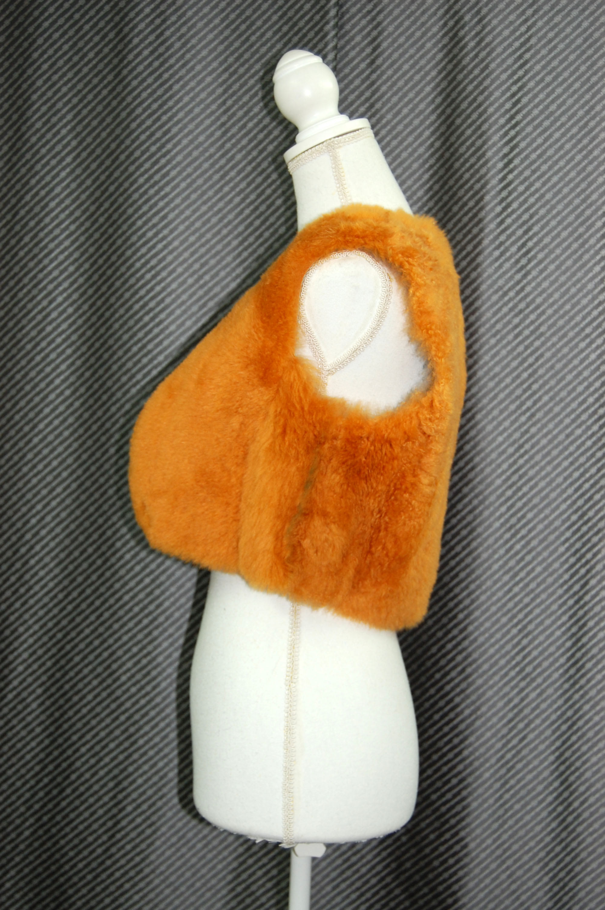 カシミヤゴート　ダブルフェイスジレの画像