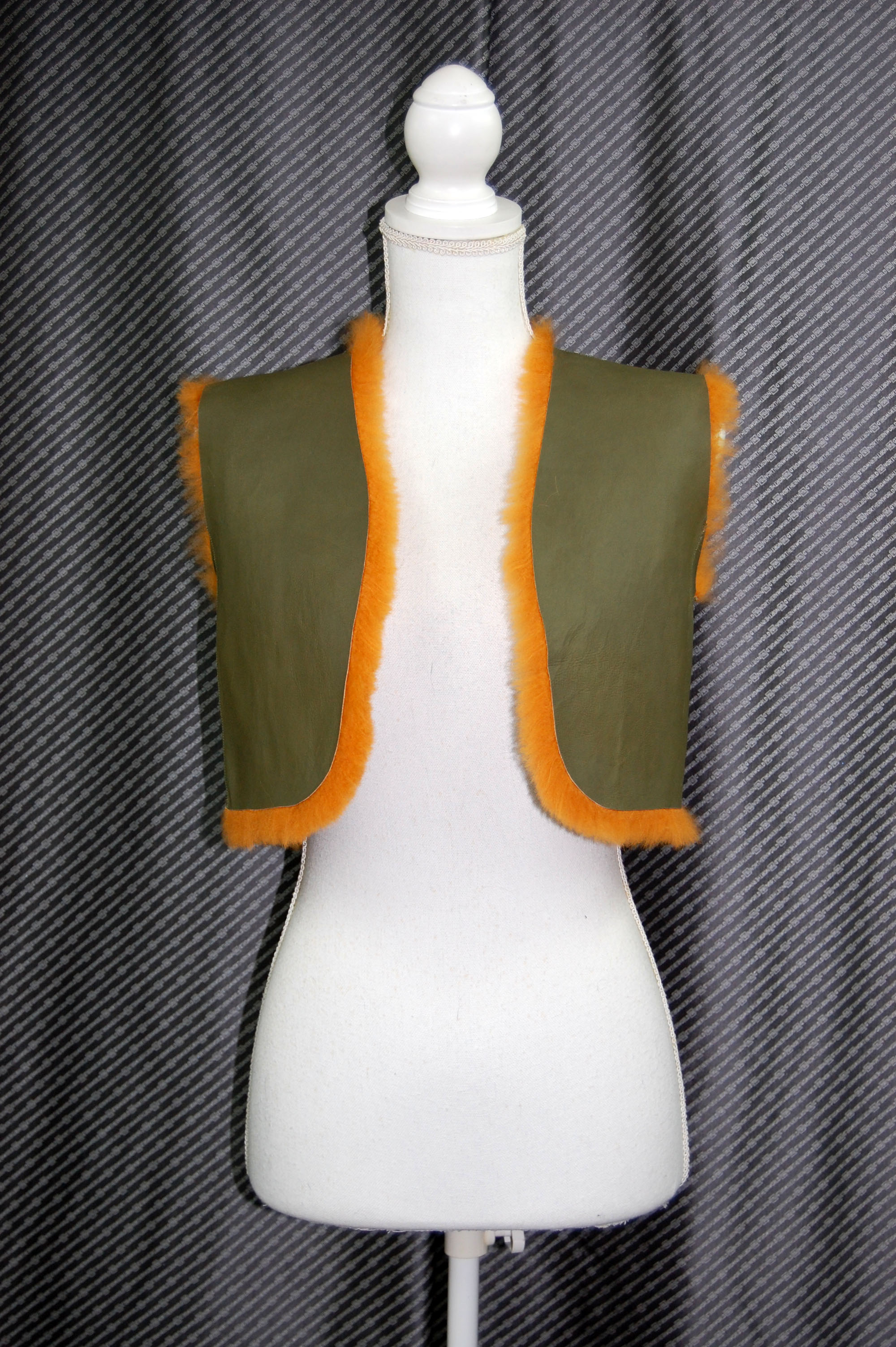 カシミヤゴート　ダブルフェイスジレの画像