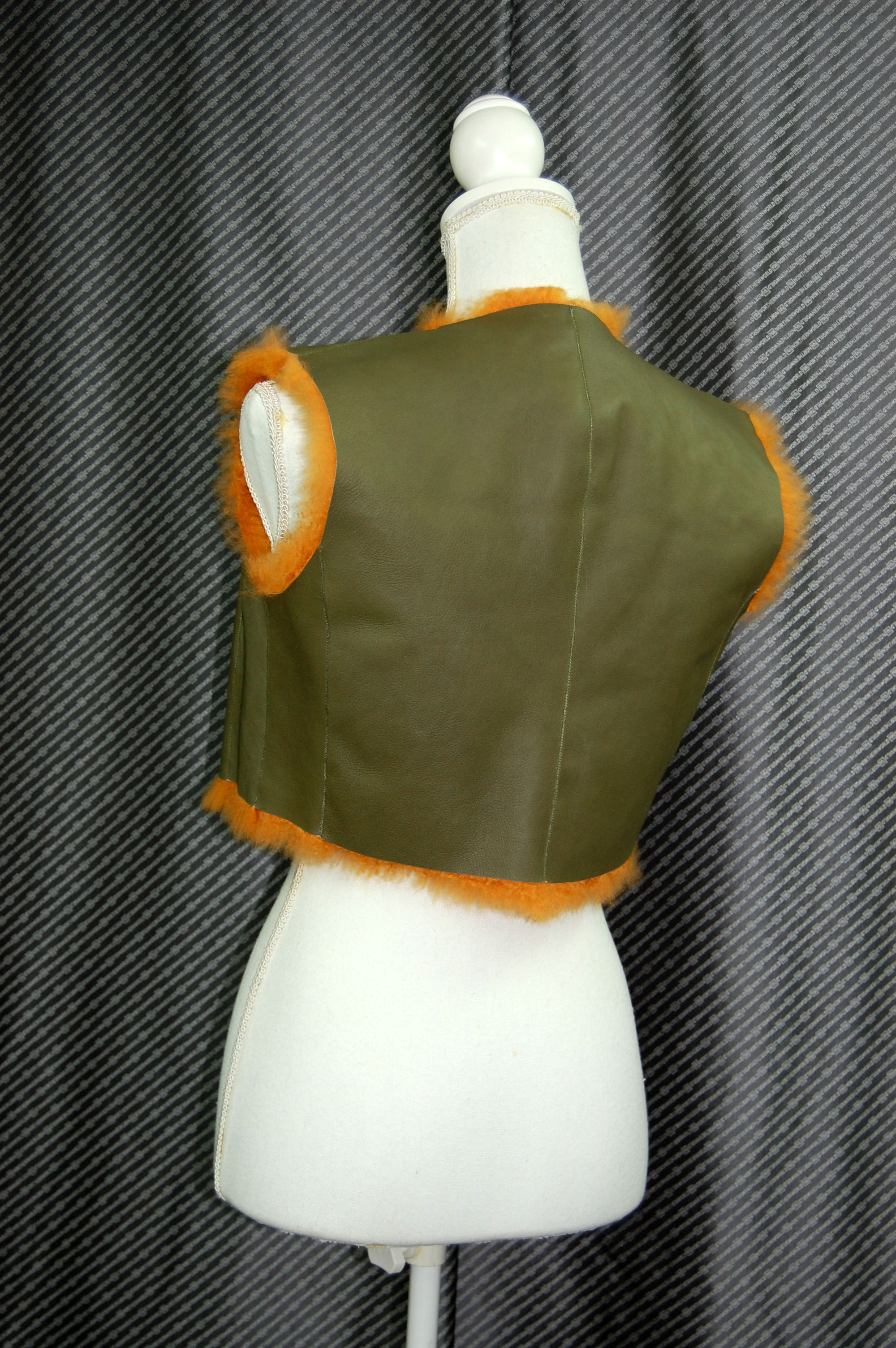 カシミヤゴート　ダブルフェイスジレの画像