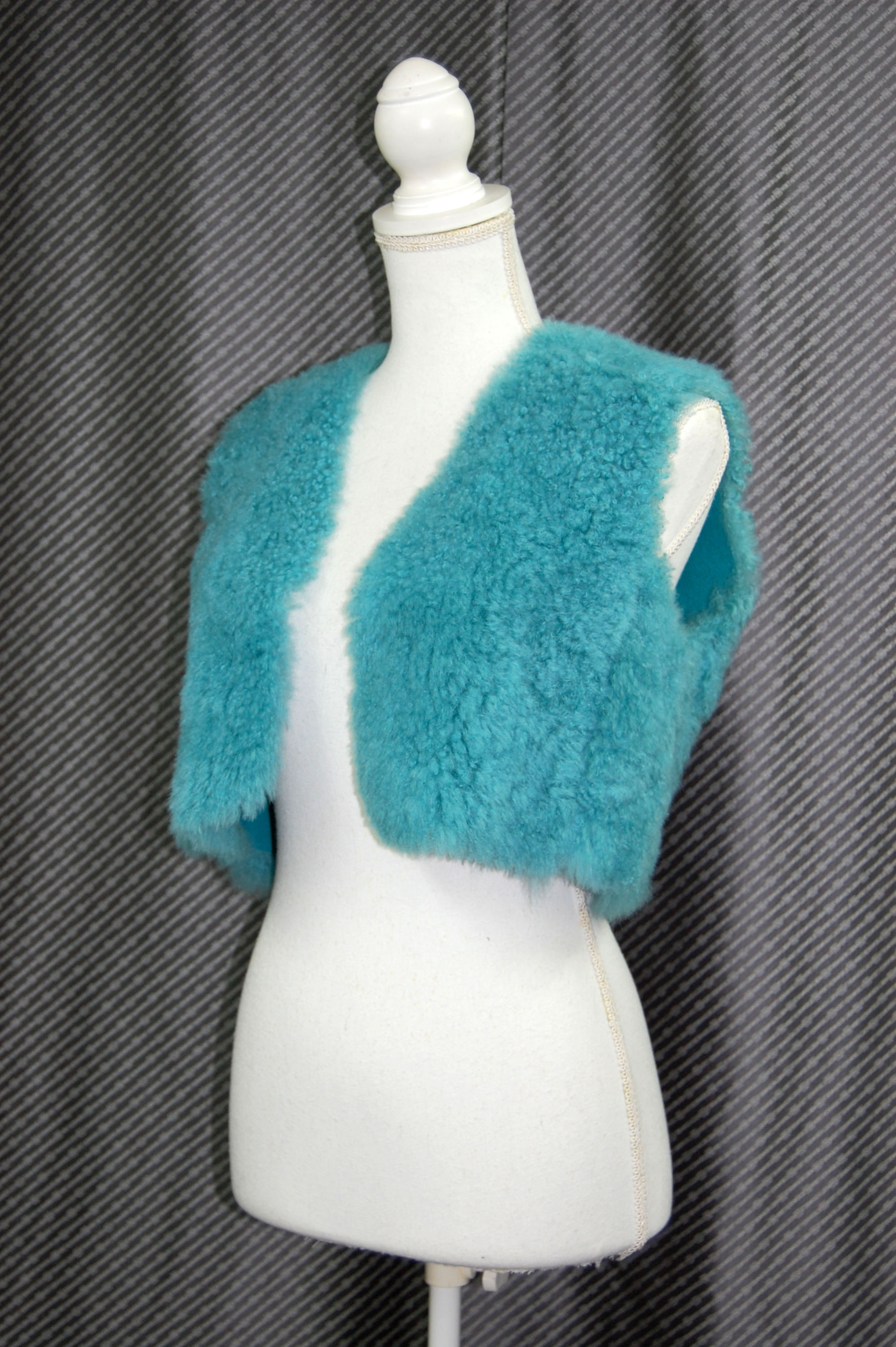 カシミヤゴート　ダブルフェイスジレの画像