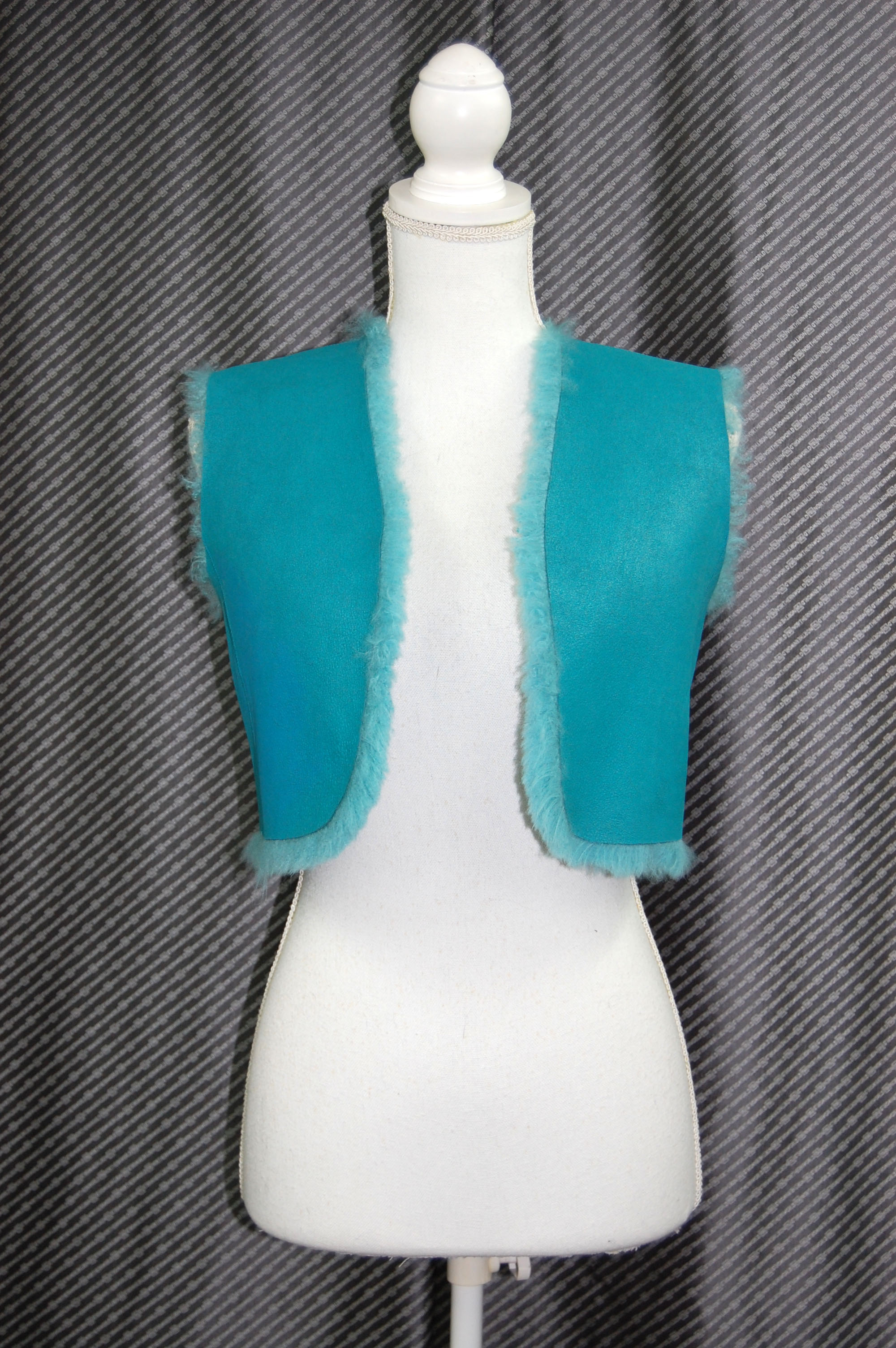 カシミヤゴート　ダブルフェイスジレの画像