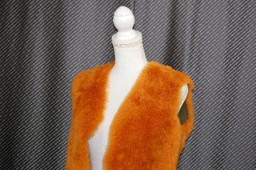 カシミヤゴート　ダブルフェイスジレの画像