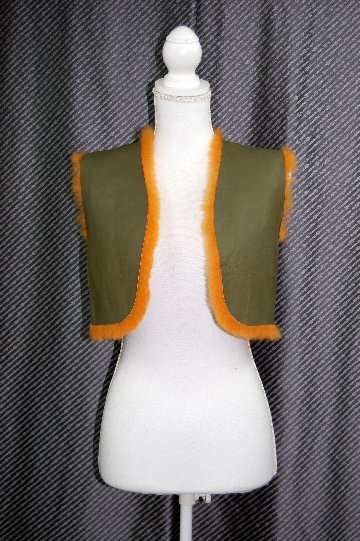 カシミヤゴート　ダブルフェイスジレの画像