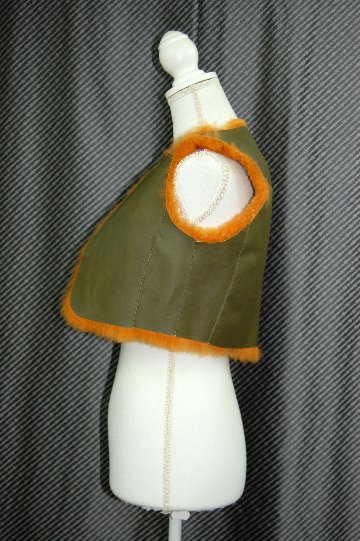 カシミヤゴート　ダブルフェイスジレの画像