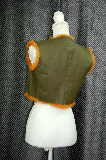 カシミヤゴート　ダブルフェイスジレの画像