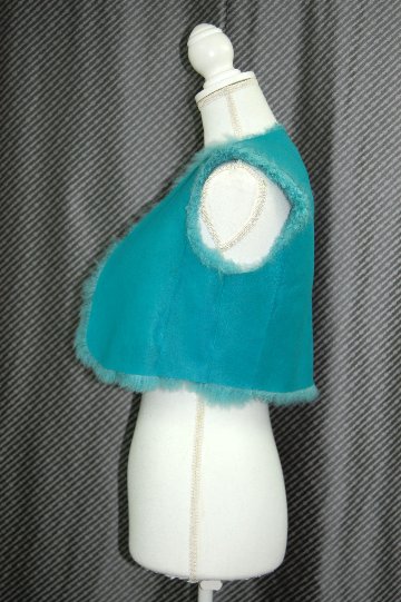 カシミヤゴート　ダブルフェイスジレの画像