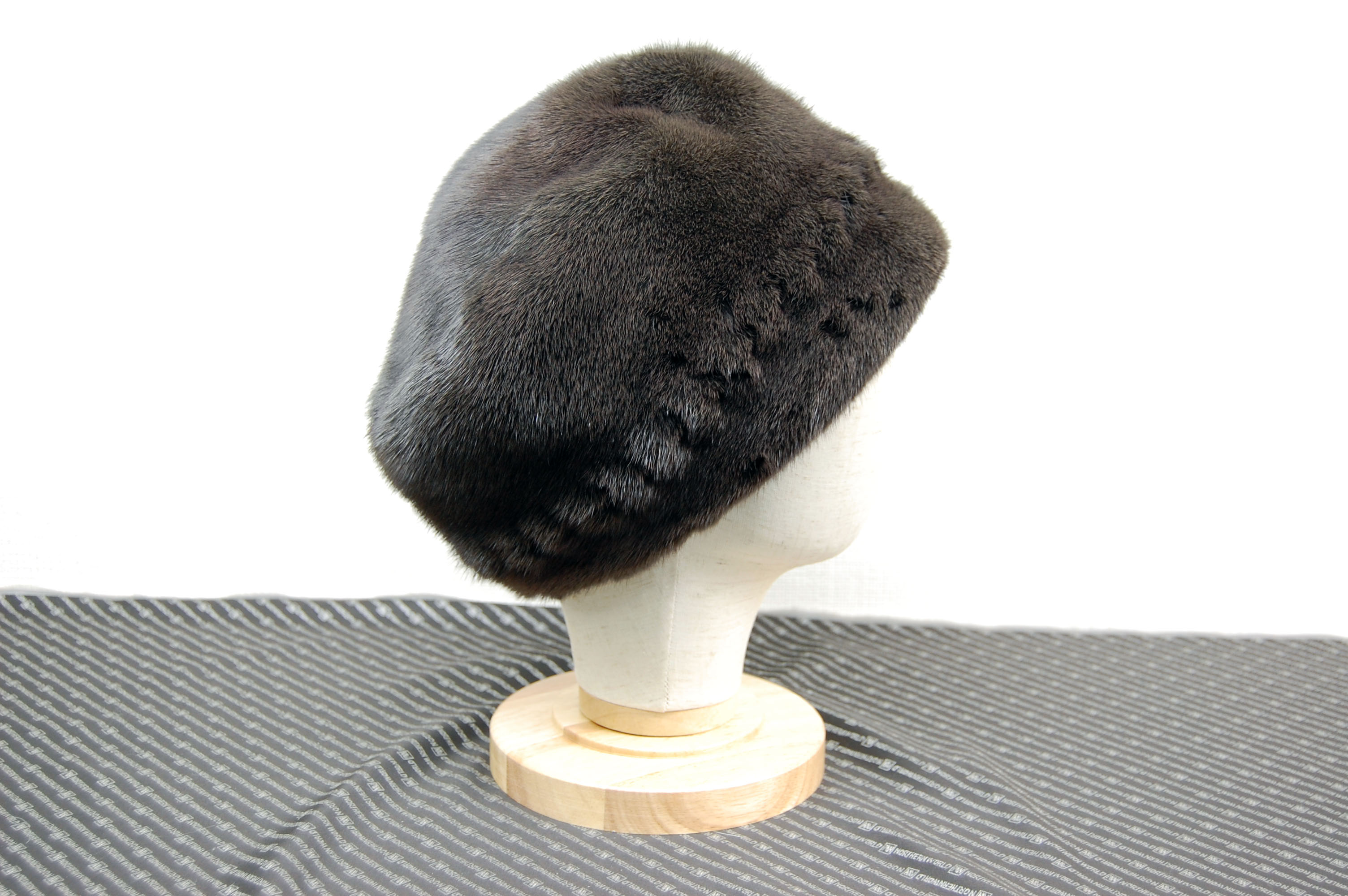 ミンク　クロケットハットの画像