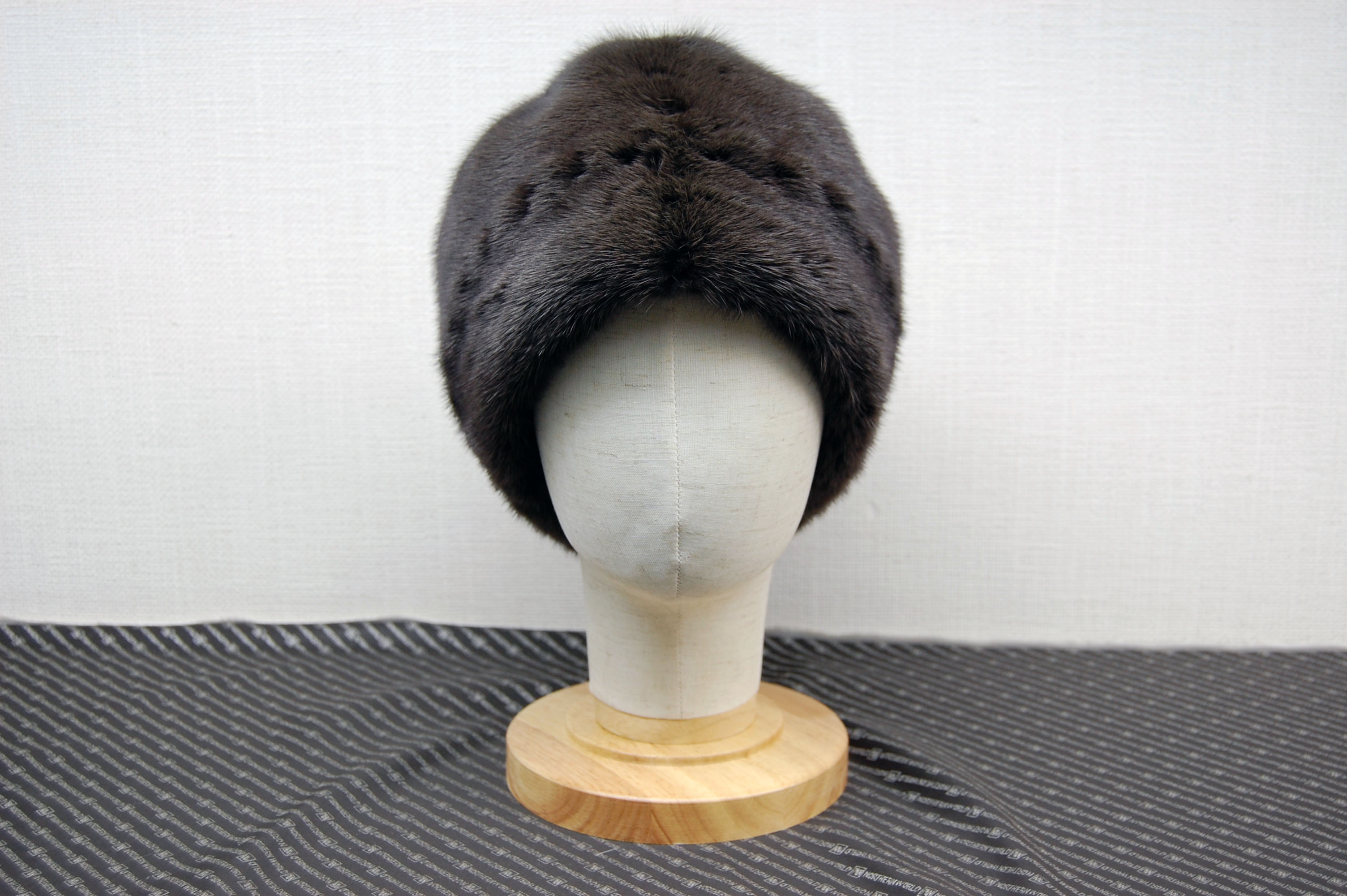 ミンク　クロケットハットの画像