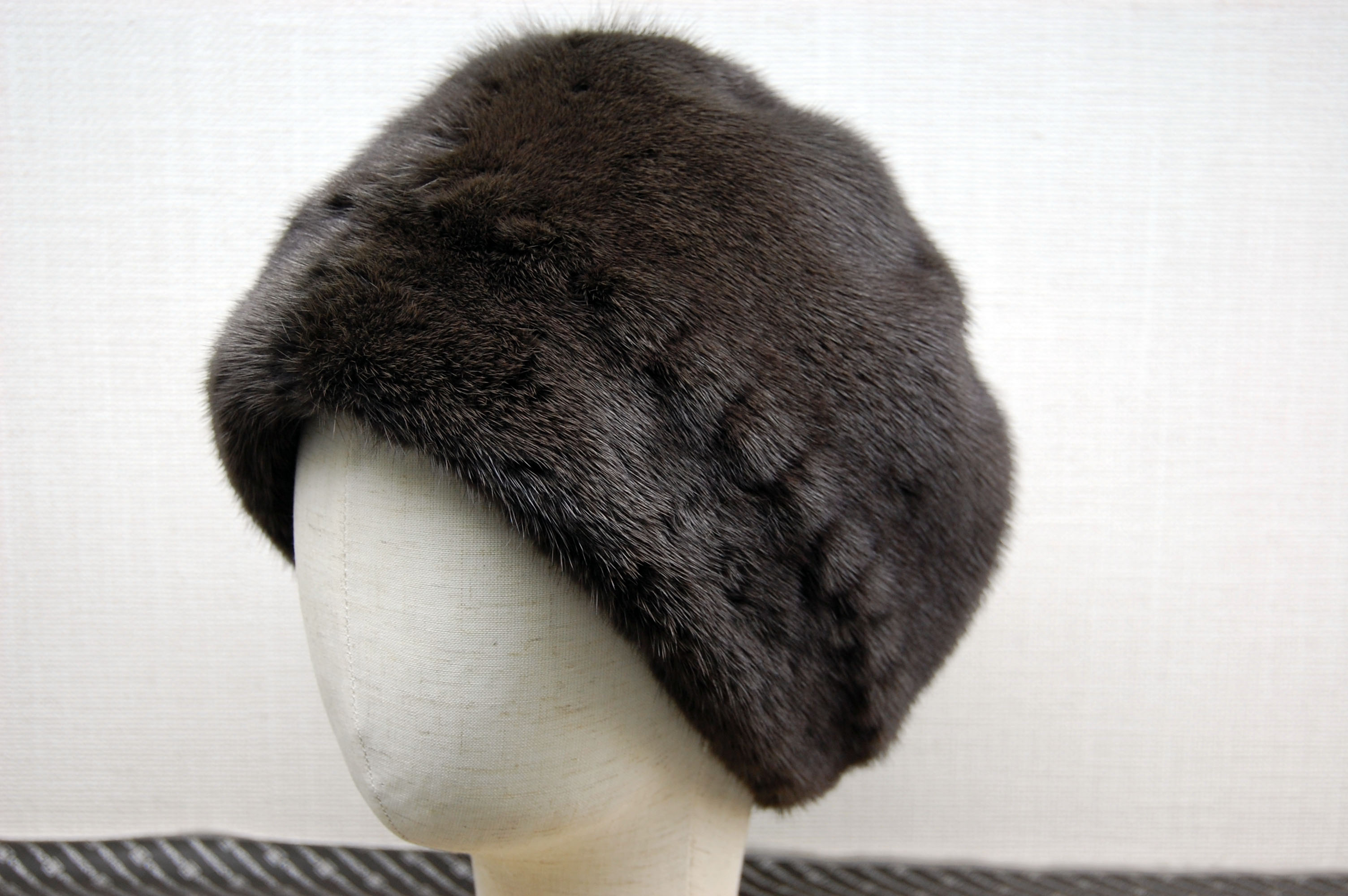 ミンク　クロケットハットの画像