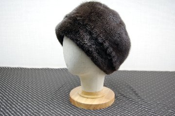 ミンク　クロケットハットの画像