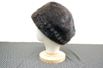 ミンク　クロケットハットの画像