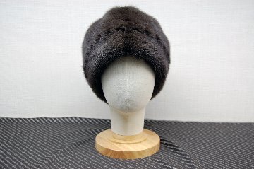 ミンク　クロケットハットの画像