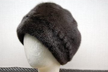 ミンク　クロケットハットの画像