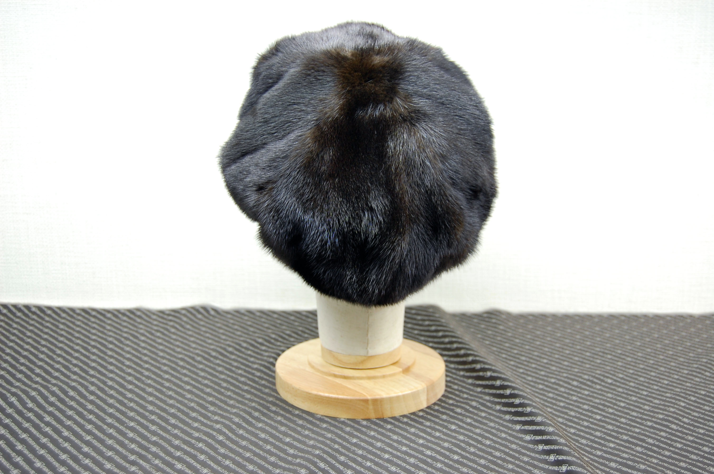 ミンク　ベレー帽の画像