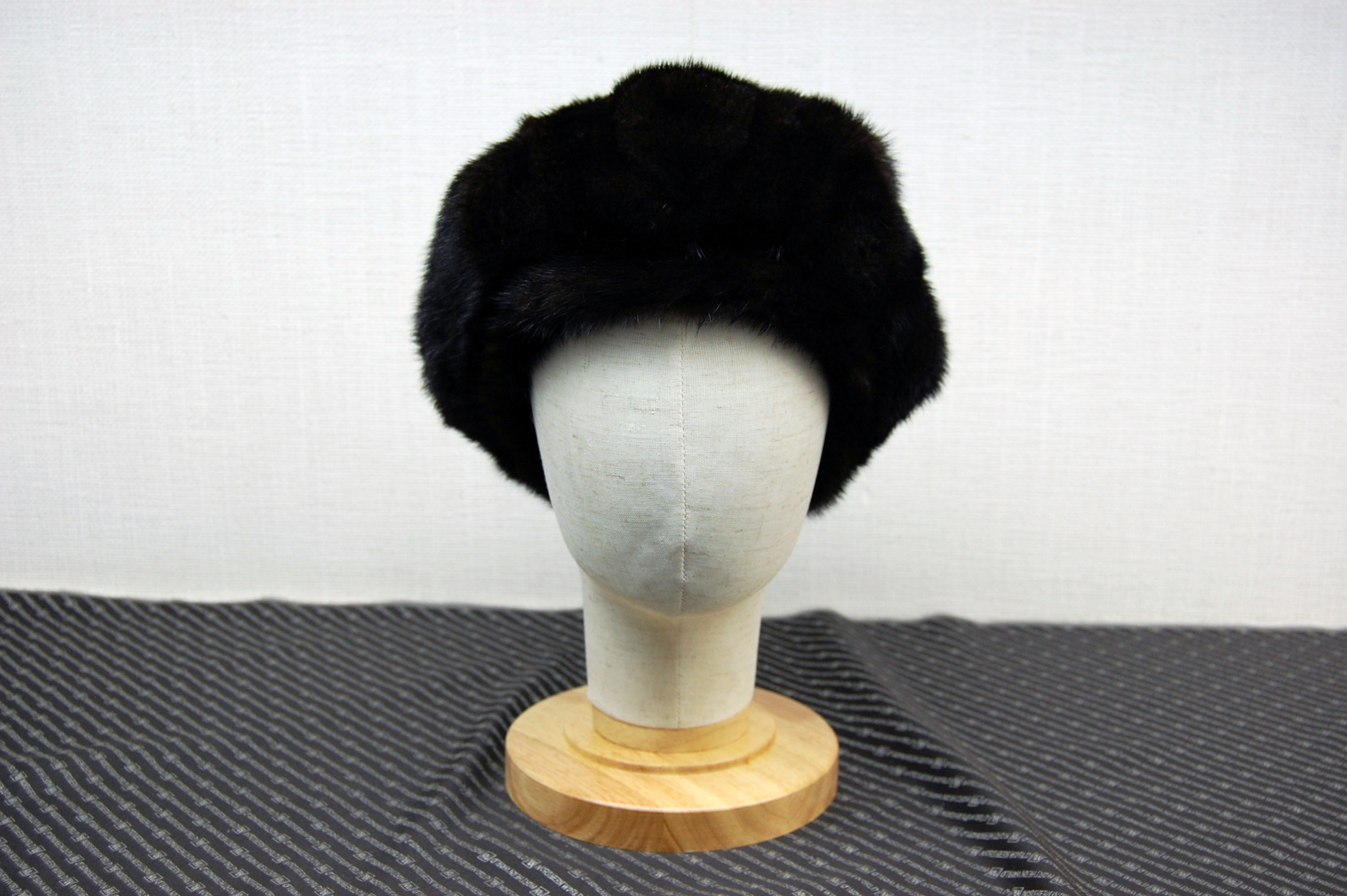 ミンク　ベレー帽の画像