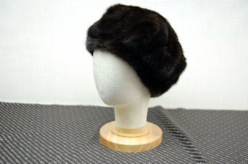 ミンク　ベレー帽の画像