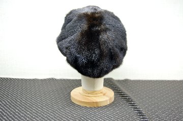 ミンク　ベレー帽の画像