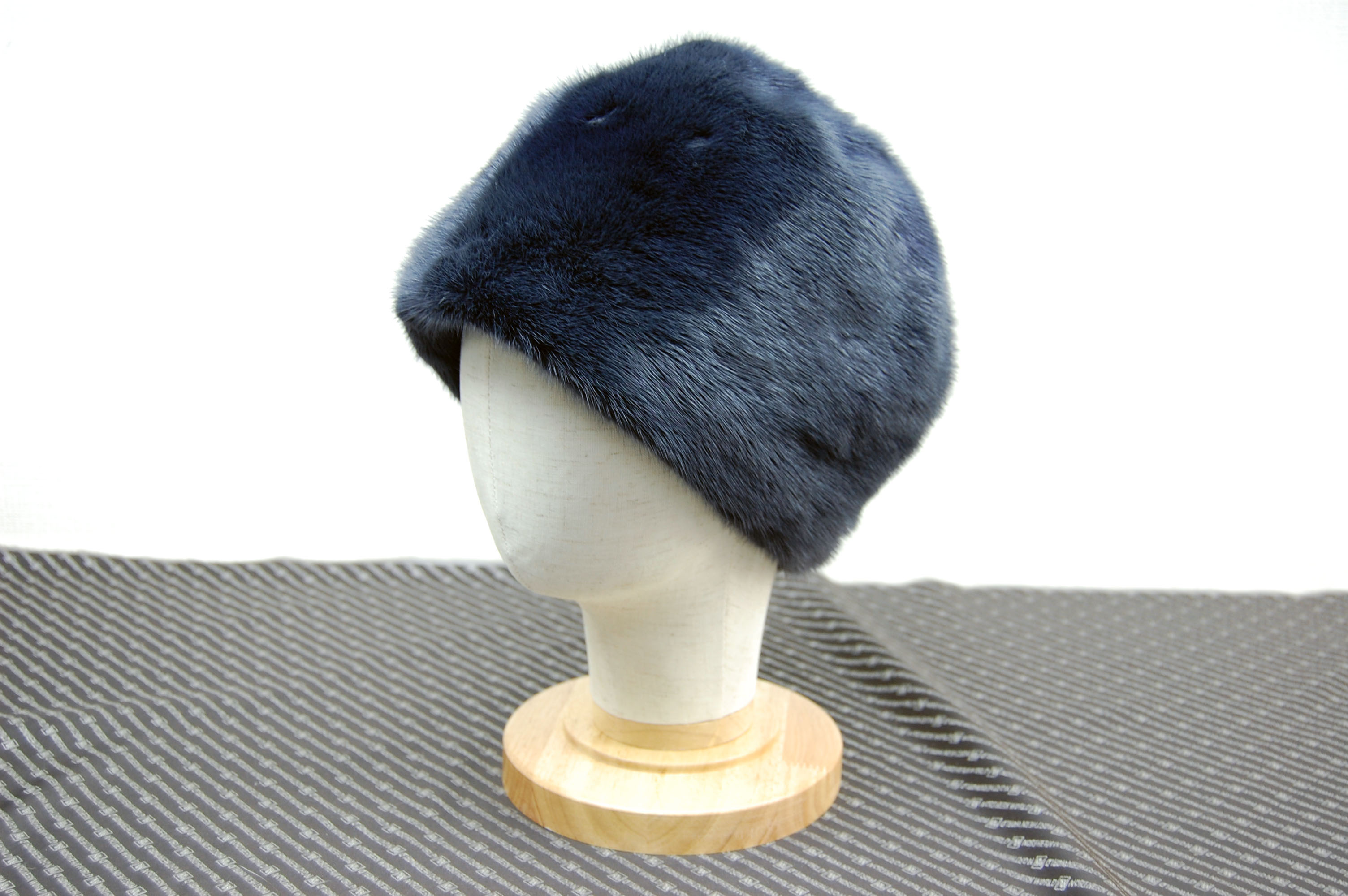 ミンク　クロケットハットの画像